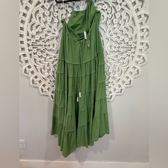 NWOT Free People Somewhere Sunny Drop Waist Maxi Dress! Size S - Picture 3 of 6